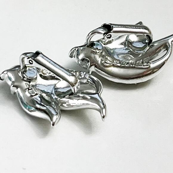 Sarah Coventry "Enchantress" Vintage Rhinestone Clip Earrings - Picture 5 of 5